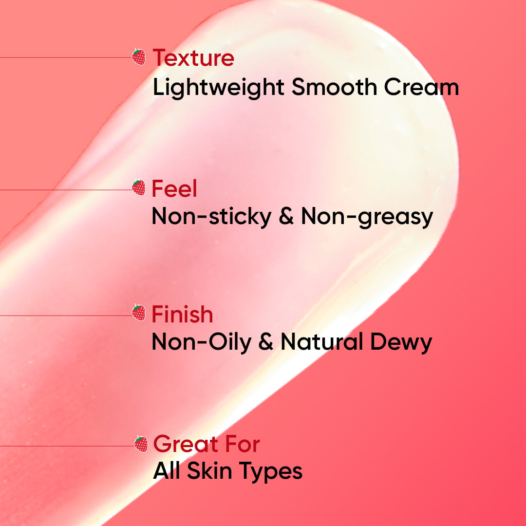 Dot & Key Strawberry + Niacinamide Moisturizer, Pack of 2, (80g)