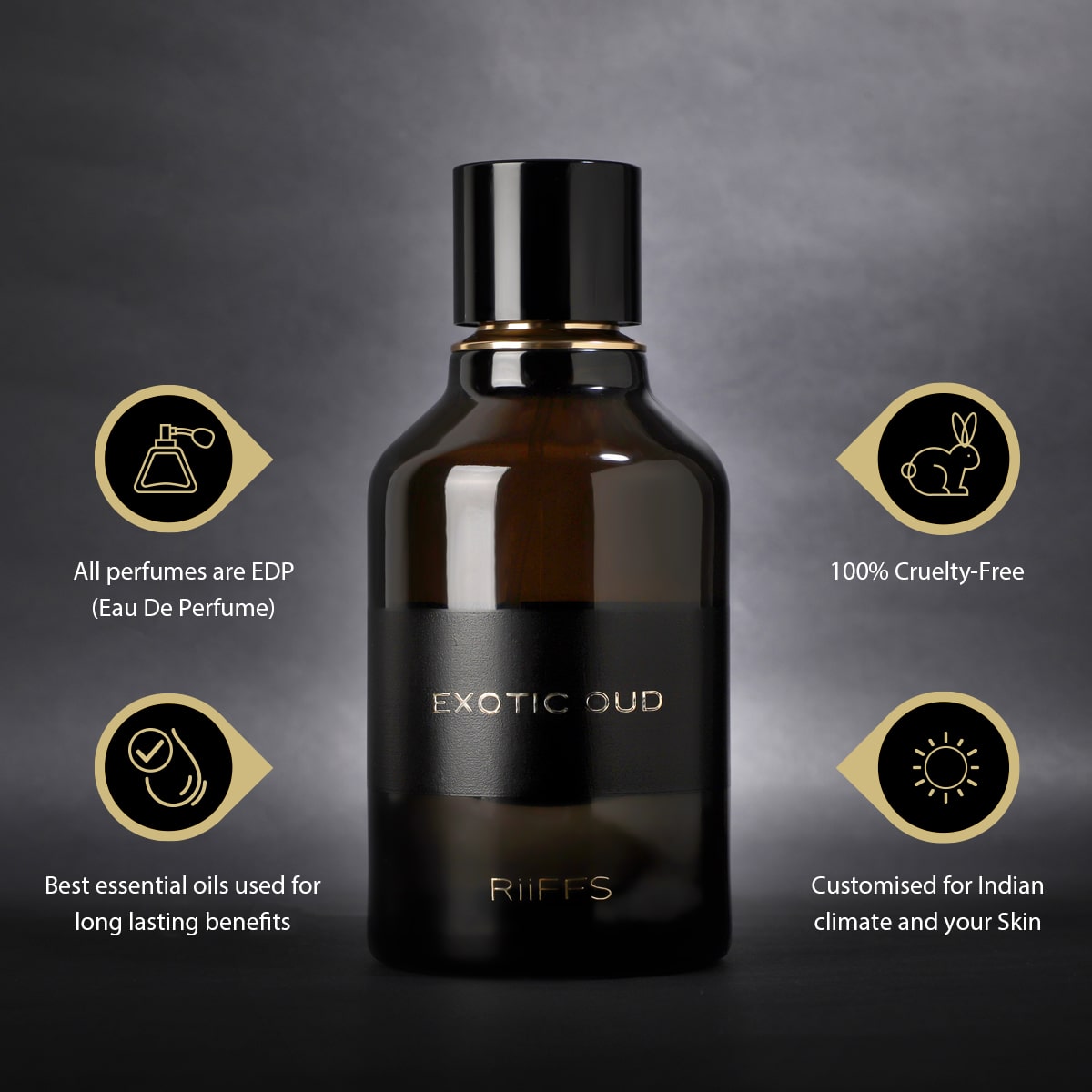 RiiFFS Exotic Oud for Men, 100ml