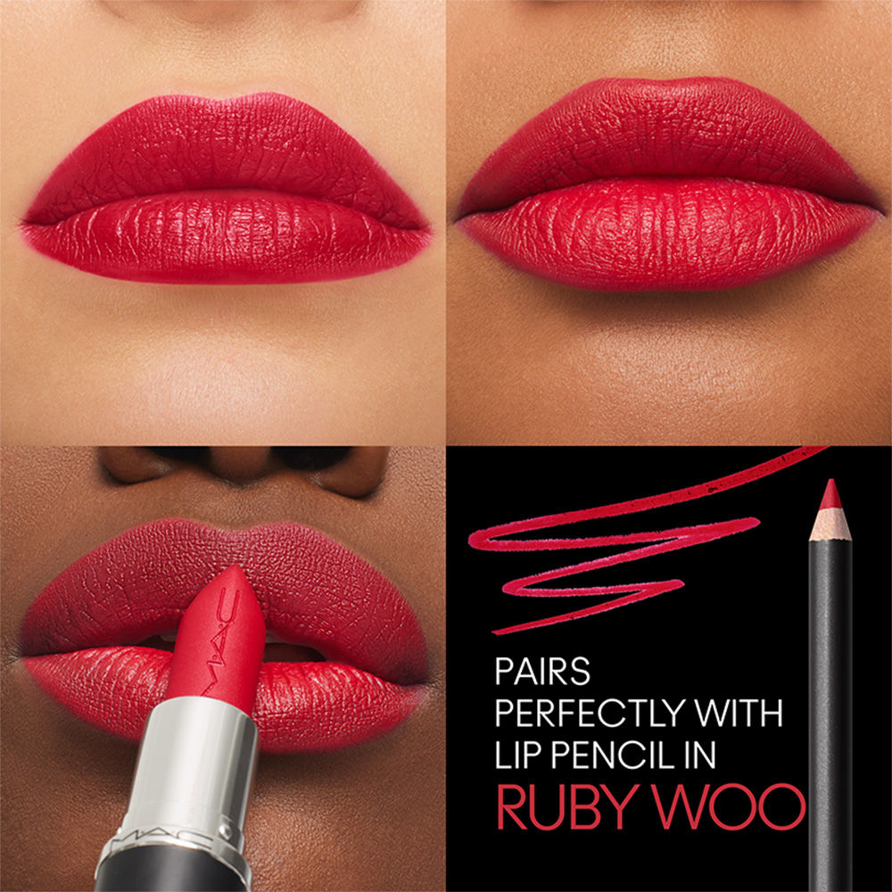 M.A.C MACximal Mini Matte Red Lipstick - Ruby Woo, 1.7g Buy at Indicrest Image 4