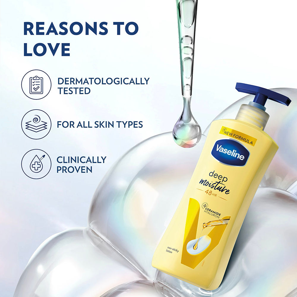 Vaseline Intensive Care Deep Moisture Serum in Lotion 48HR, 200ml Buy at Indicrest Image 6