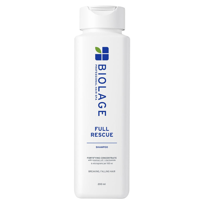 Biolage Full Rescue shampoo bottle on a white background Buy at Indicrest