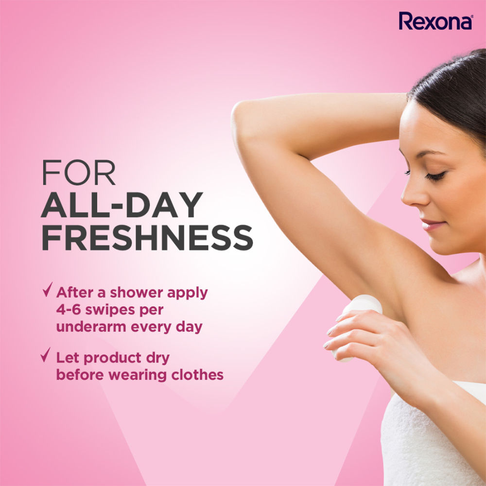 Rexona Women Deodorant Underarm Roll On Powder Dry 72 Hour Odour Protection (Pack of 3), 75ml Buy at Indicrest Image 5