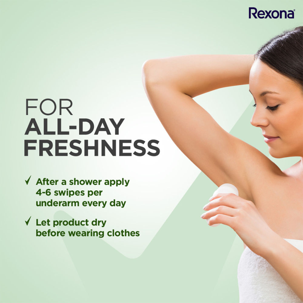 Rexona Women Deodorant Underarm Roll On Aloe Vera 72 Hour Odour Protection (Pack of 5), 125ml Buy at Indicrest Image 7