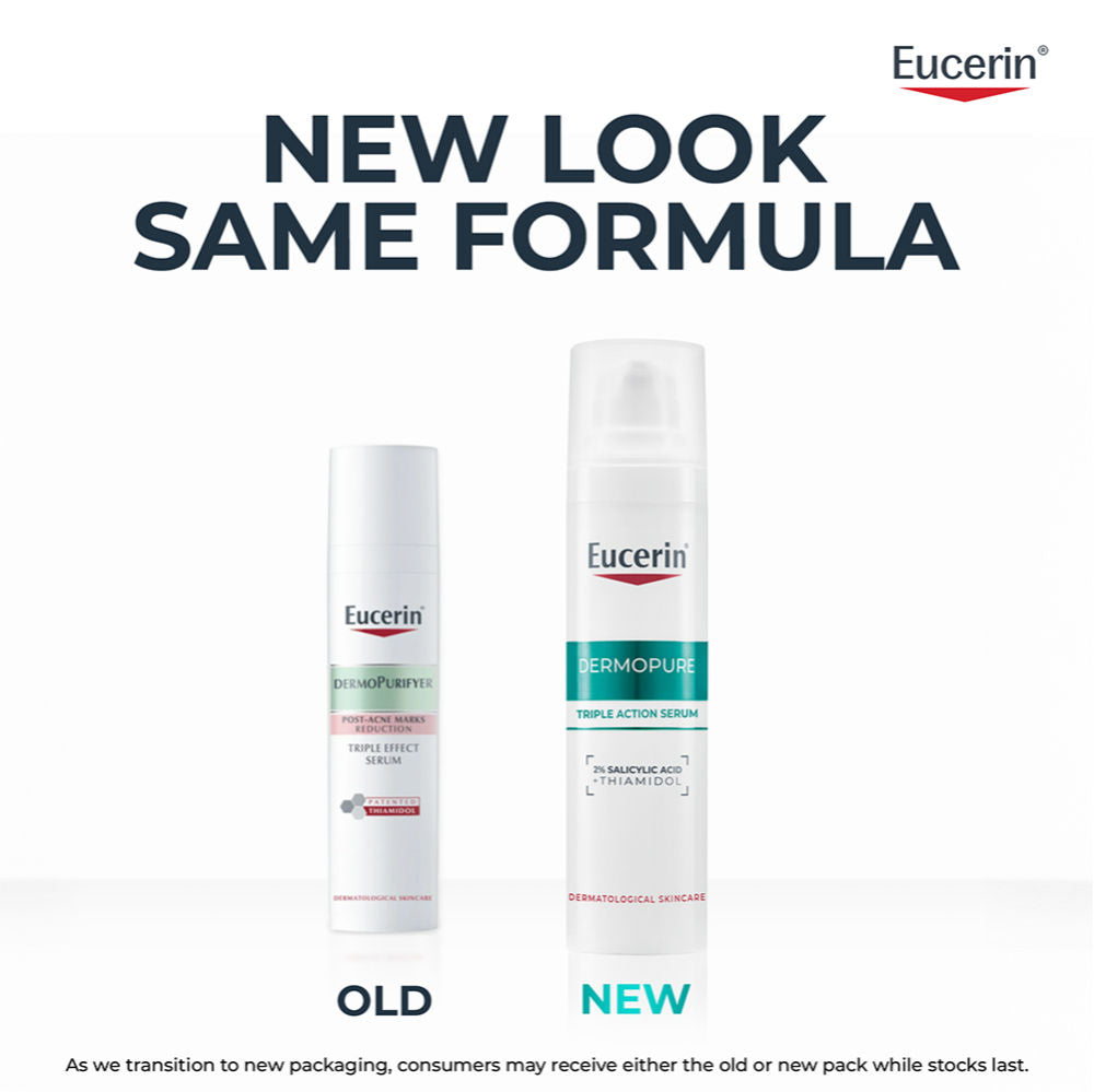 Eucerin Dermopurifyer Oil Contrl 3X Effect Face Serum-Thiamidol & Salicylic Acid For Acne-Prone Skin, 40ml