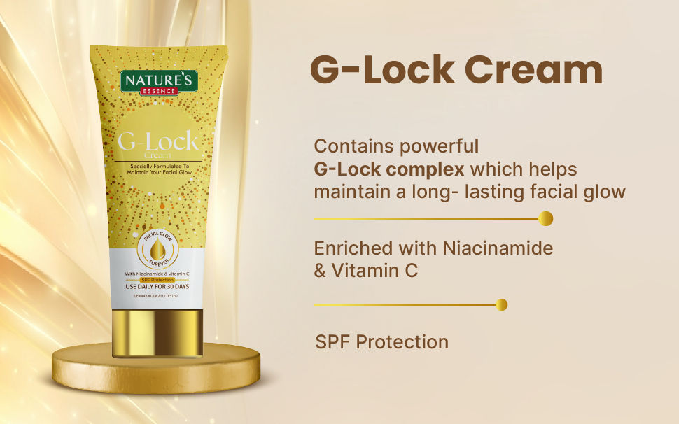 Nature's Essence Glowing Gold++ Facial Kit With Free Glock Cream, 75ml+25ml Buy at Indicrest Image 14
