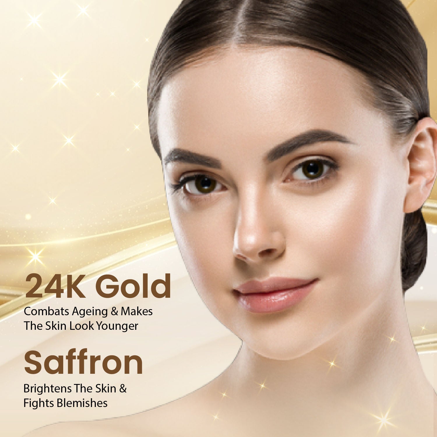 Nature's Essence Glowing Gold++ Facial Kit With Free Glock Cream, 75ml+25ml Buy at Indicrest Image 7
