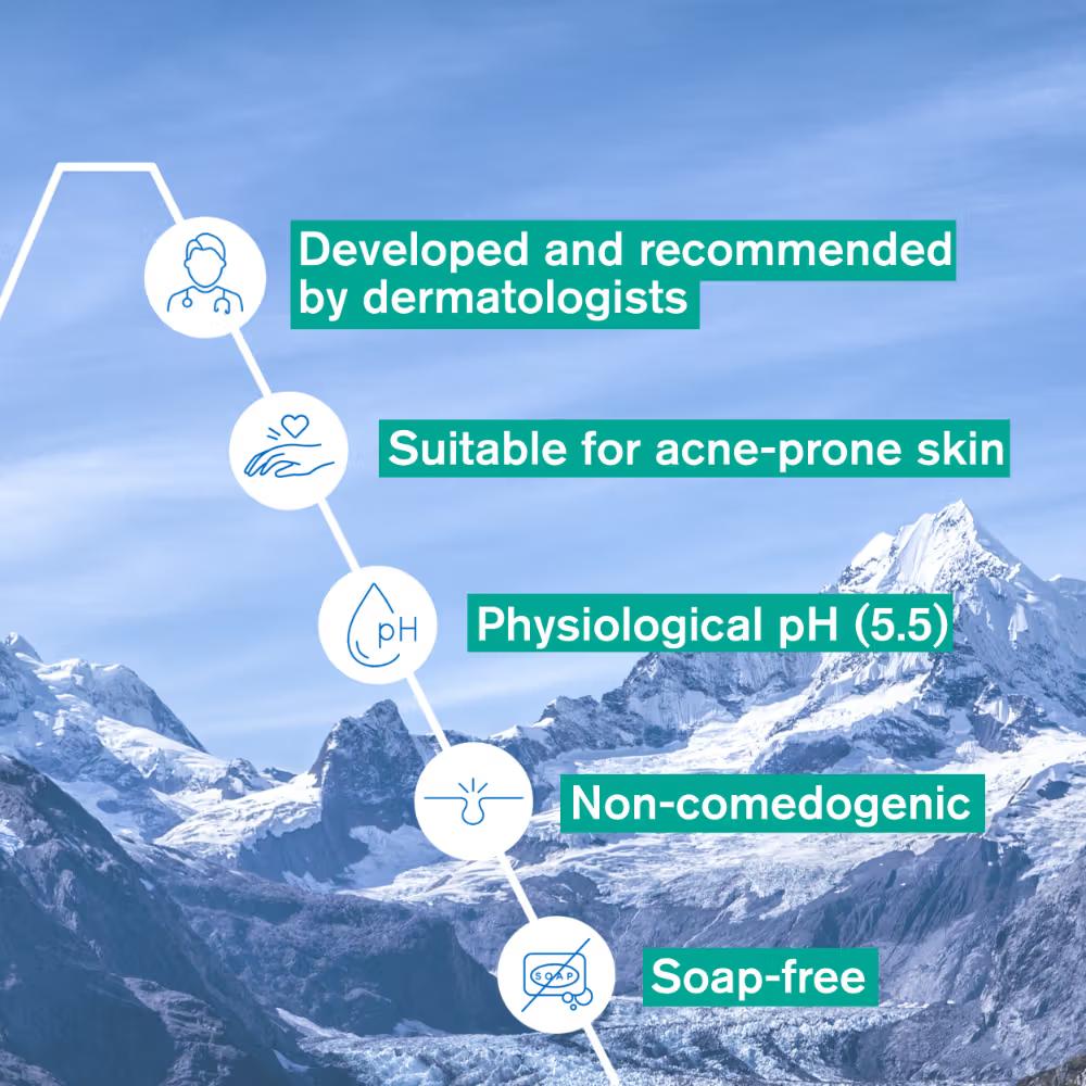 Uriage Hyseac Gentle Gel Face Wash for Oily Acne Prone Skin Foams, Purifies & Eliminates Excess Oil, 150ml