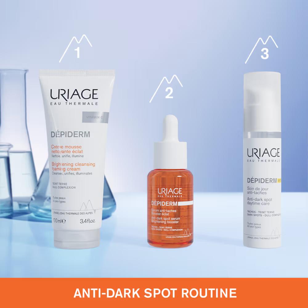Uriage Depiderm 20% Vitamin C Anti-Dark Spot Serum Reduces Hyperpigmentation, Melasma & Dark Spots, 30ml