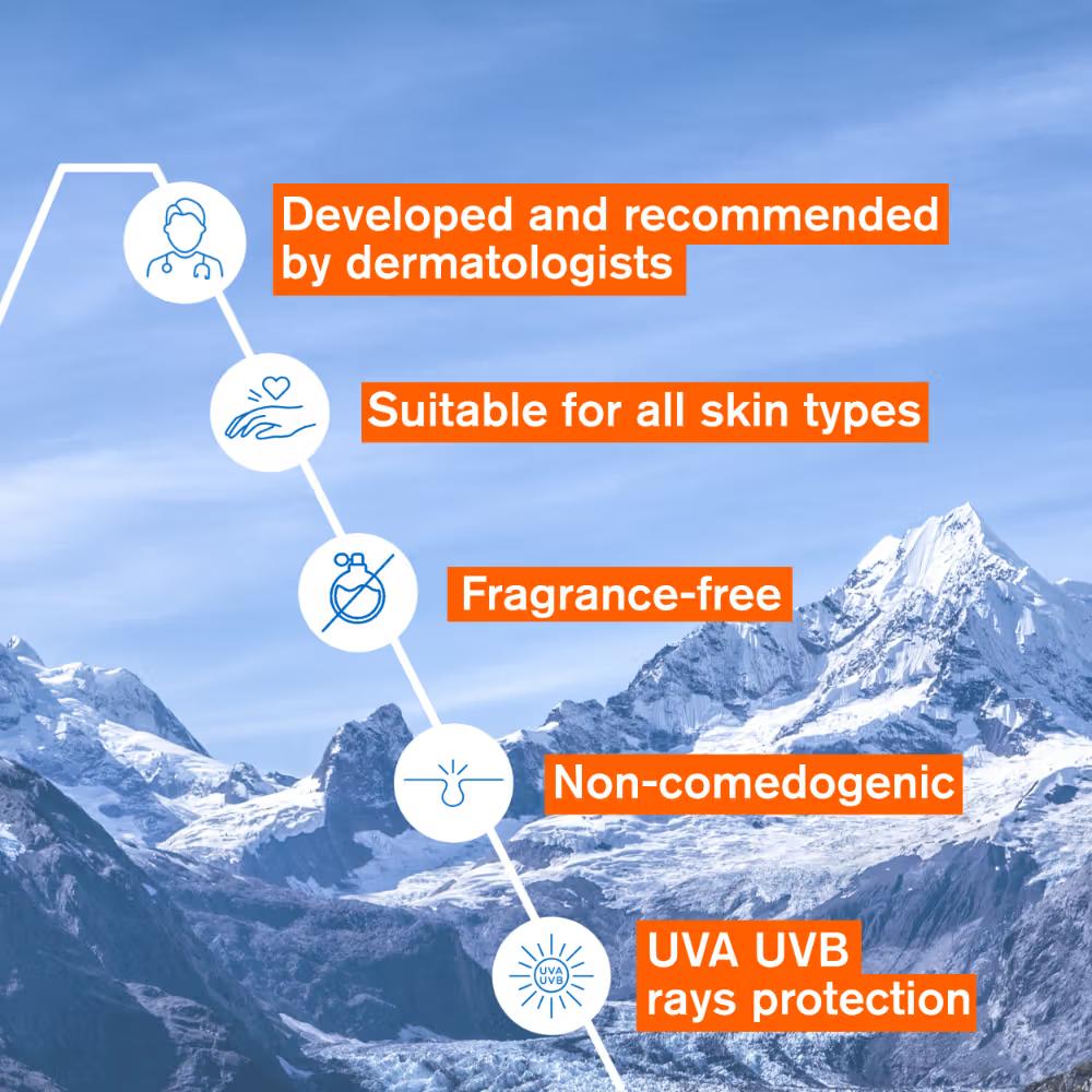 Uriage Depiderm Anti-Dark Spot Day Face Cream SPF 50+ Vitamin C Reduces Melasma Boosts Radiance, 30ml