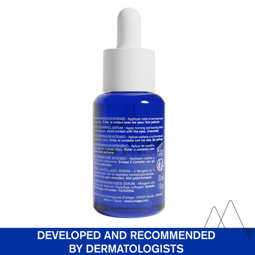 Uriage Cica-Daily Intense Repairing Anti-Pollution Serum 10.5% Thermal Biotic Complex Repairs Skin, 30ml