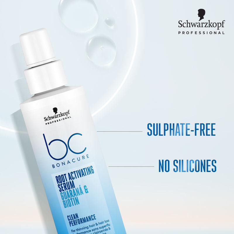 Schwarzkopf Professional Bonacure Root Activating Serum For Thinning Hair| Biotin & Guarana, 100ml Buy at Indicrest Image 3