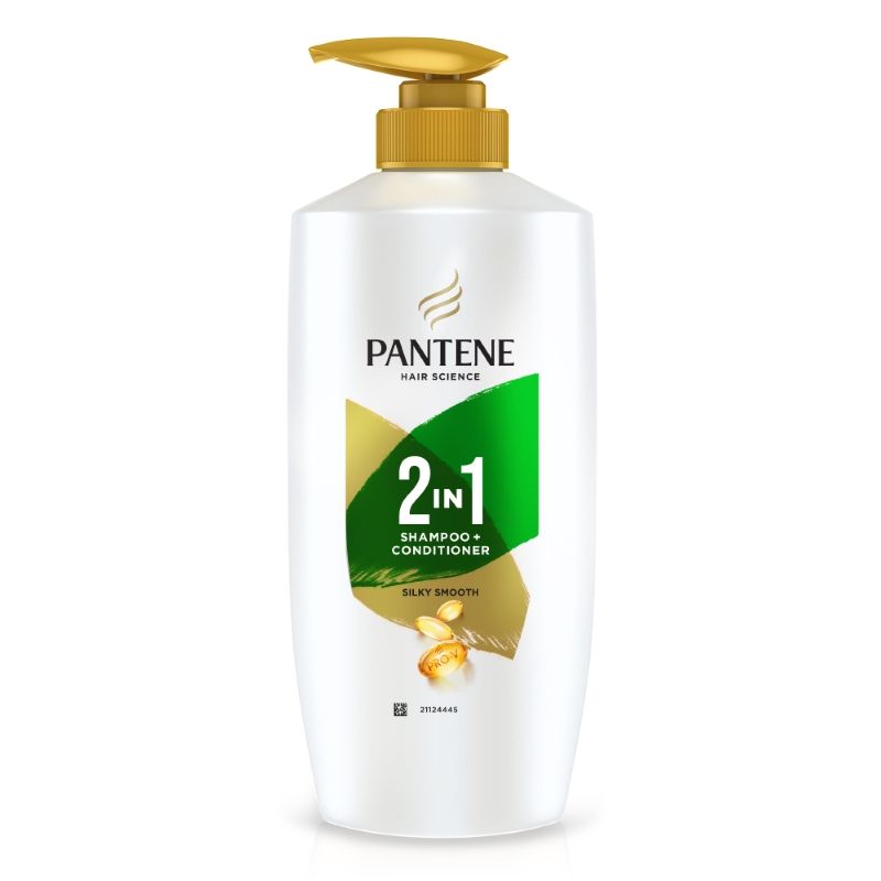Pantene 2 In 1 Silky Smooth Care Shampoo + Conditioner, 650ml Buy at Indicrest Image 2