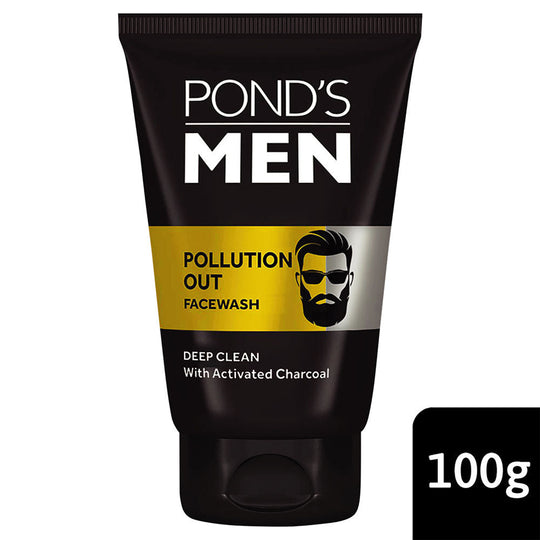 Pond’s Men Pollution Out Facewash Deep Cleanses With Activated Charcoal, 100g Buy at Indicrest