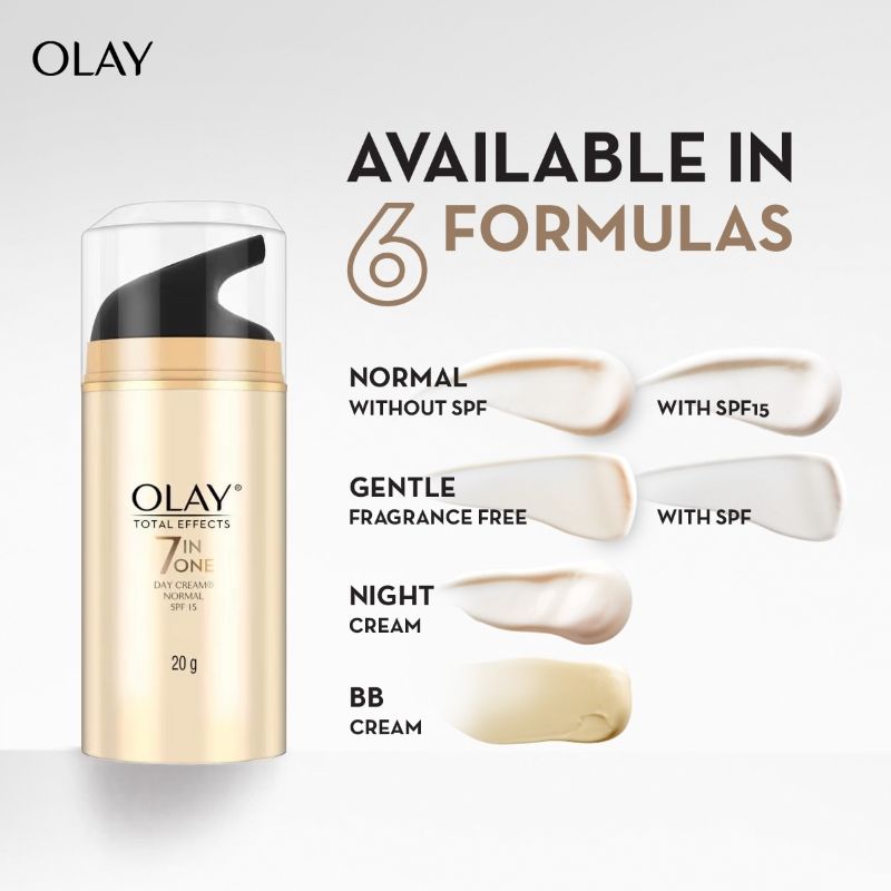 Olay Total Effects Day Cream With SPF 15 Normal, Fights 7 Signs Of Ageing With Niacimide, 20g Buy at Indicrest Image 6