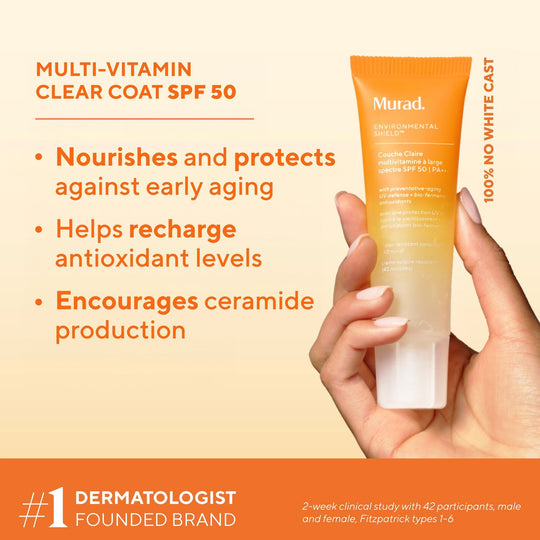 Murad Multi-Vitamin Clear Coat Broad Spectrum SPF 50, 50ml