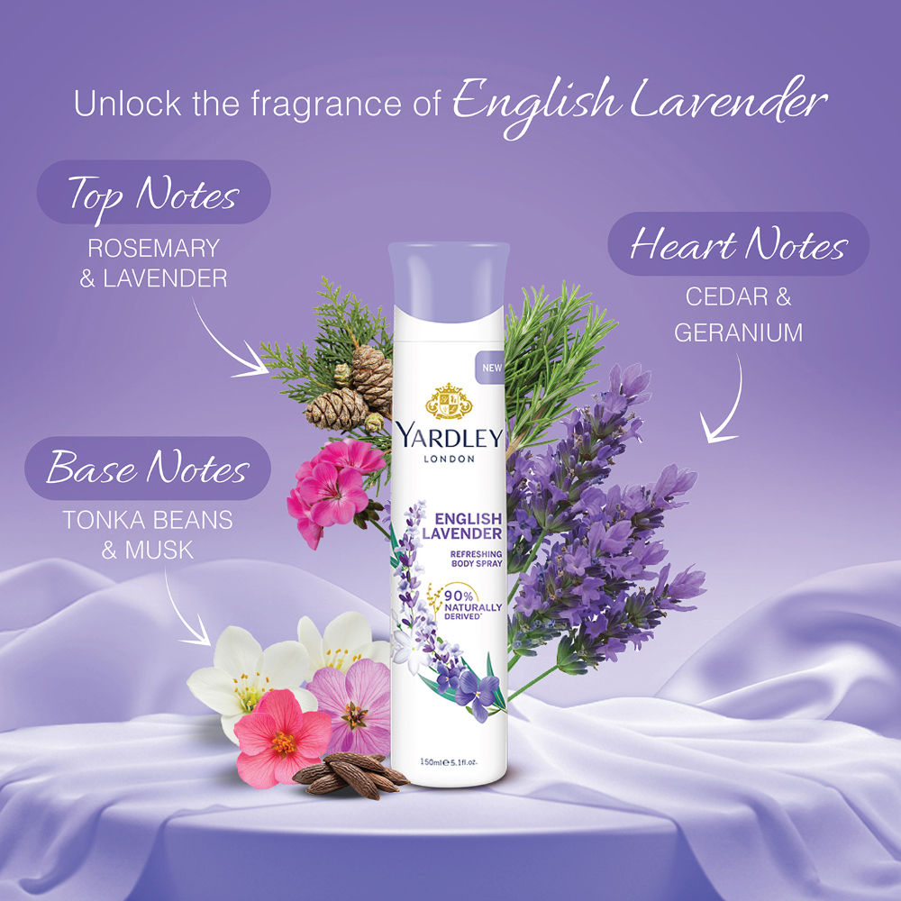 Yardley London Deodorant Body Spray Tripack For Women (Buy 2 Get 1), 150ml Each Buy at Indicrest Image 6