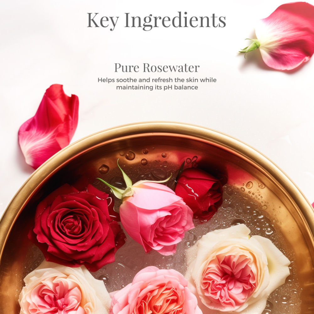 Forest Essentials Facial Tonic Mist with Pure Rosewater - Toner - Hydrates & Minimises Pores, 50ml