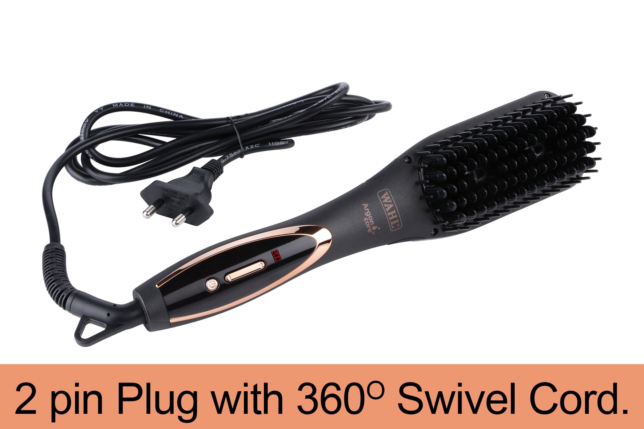 Wahl Argan Care Smart Brush Hair Straightener Buy at Indicrest Image 3