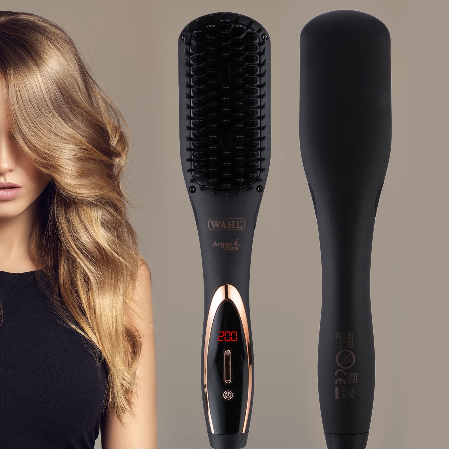 Wahl Argan Care Smart Brush Hair Straightener Buy at Indicrest Image 7