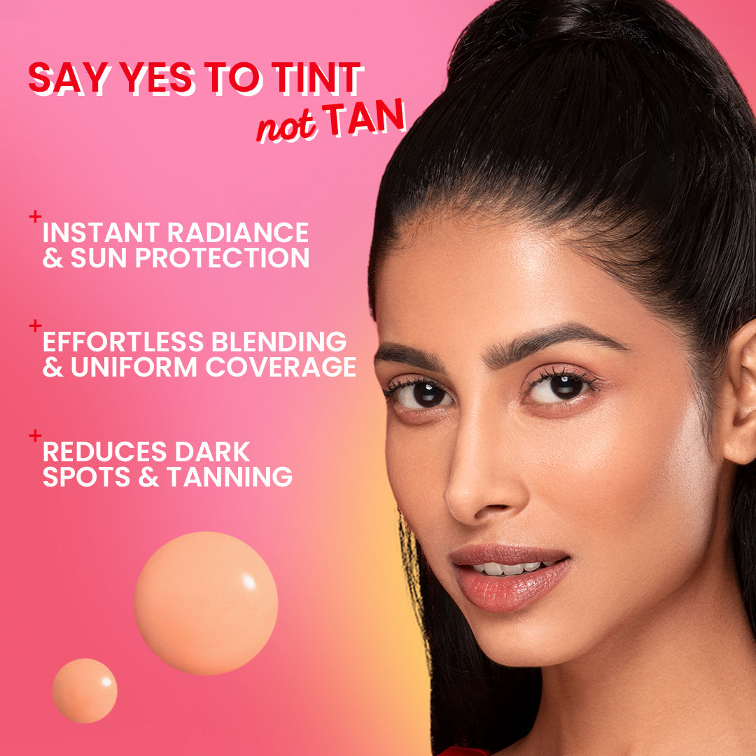 Dot & Key Strawberry Dew Tinted Sunscreen SPF 50+ PA++++, Warm Ivory Light Medium Buy at Indicrest Image 13