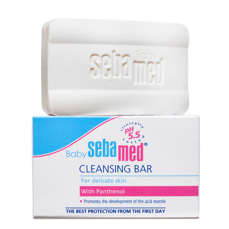 Sebamed Baby Cleansing Bar, PH 5.5, With Panthenol, No Tears & Soap Free Bar, For Delicate Skin, 150g Buy at Indicrest