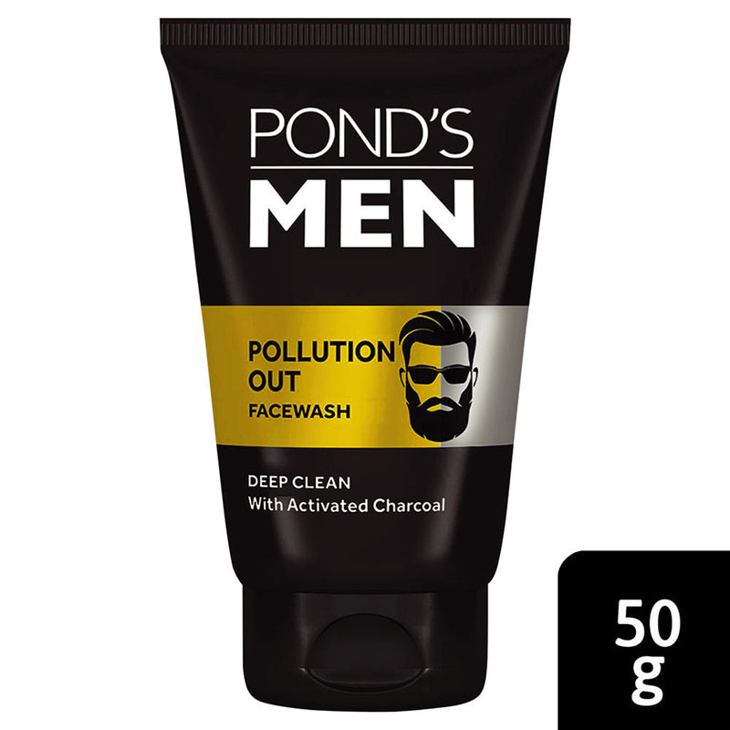 Pond’s Men Pollution Out Facewash Deep Cleanses With Activated Charcoal, 50g Buy at Indicrest
