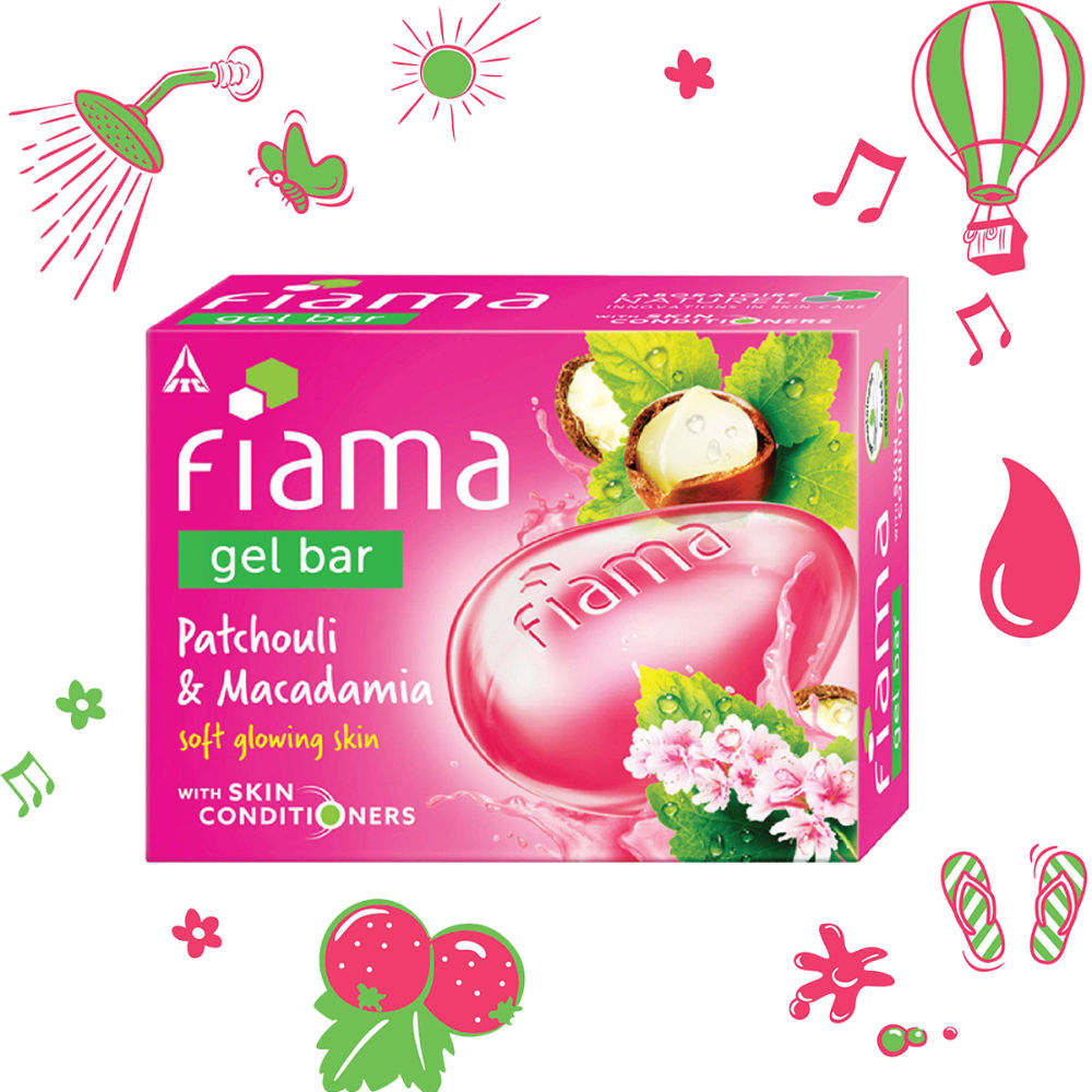 Fiama Patchouli & Macadamia Gel Bar for Soft Glowing Skin, Skin Friendly PH, Safe On Skin, 125g Buy at Indicrest Image 5