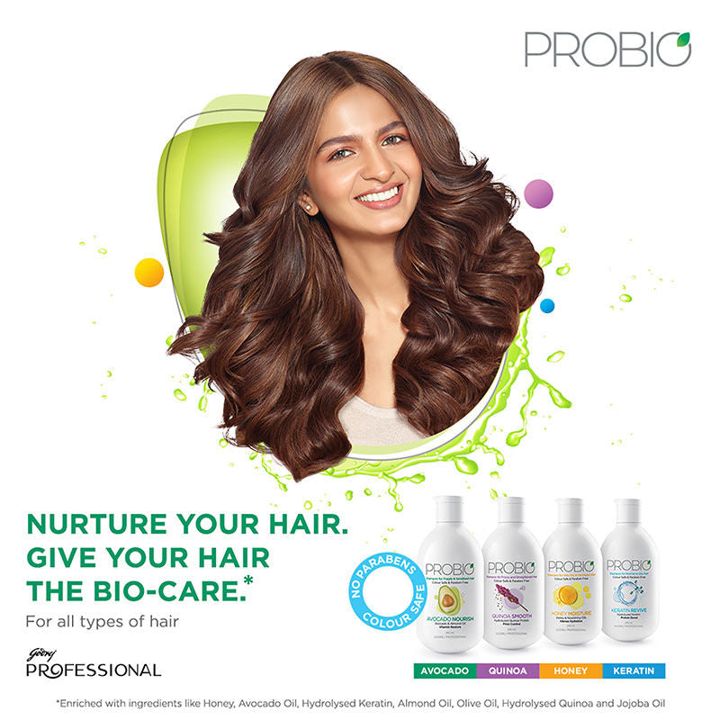 Godrej Professional Probio Quinoa Smooth Shampoo, 250ml Buy at Indicrest Image 6