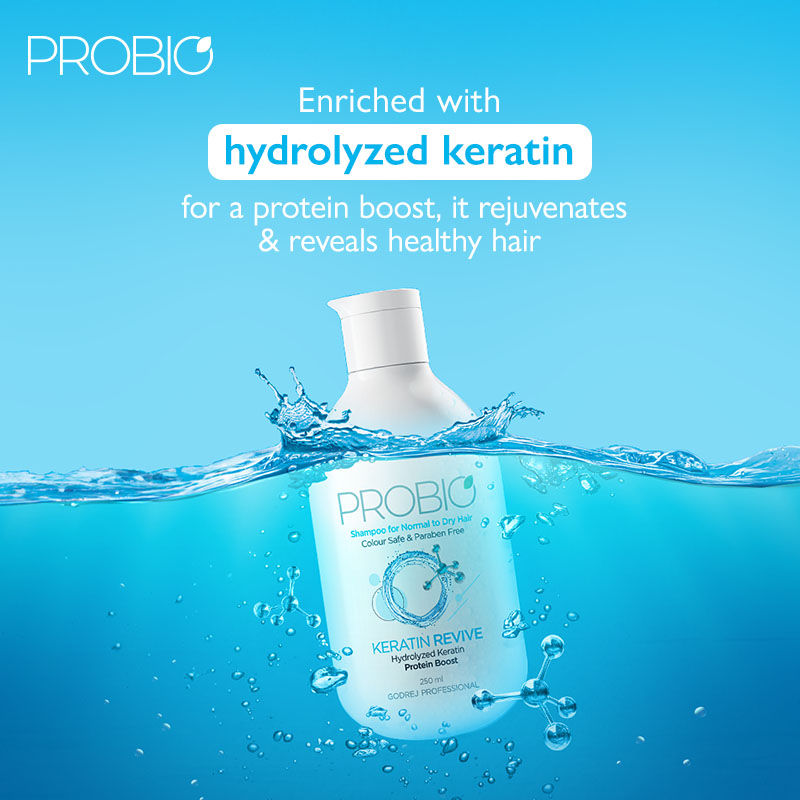 Godrej Professional Probio Keratin Revive Shampoo, 250ml Buy at Indicrest Image 4