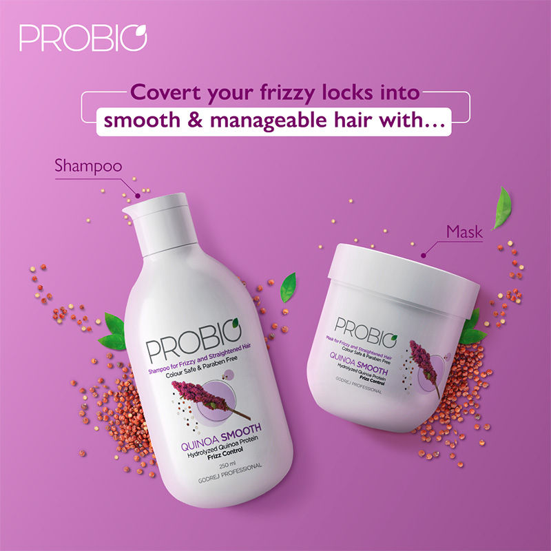 Godrej Professional Probio Quinoa Smooth Mask, 200g Buy at Indicrest Image 5