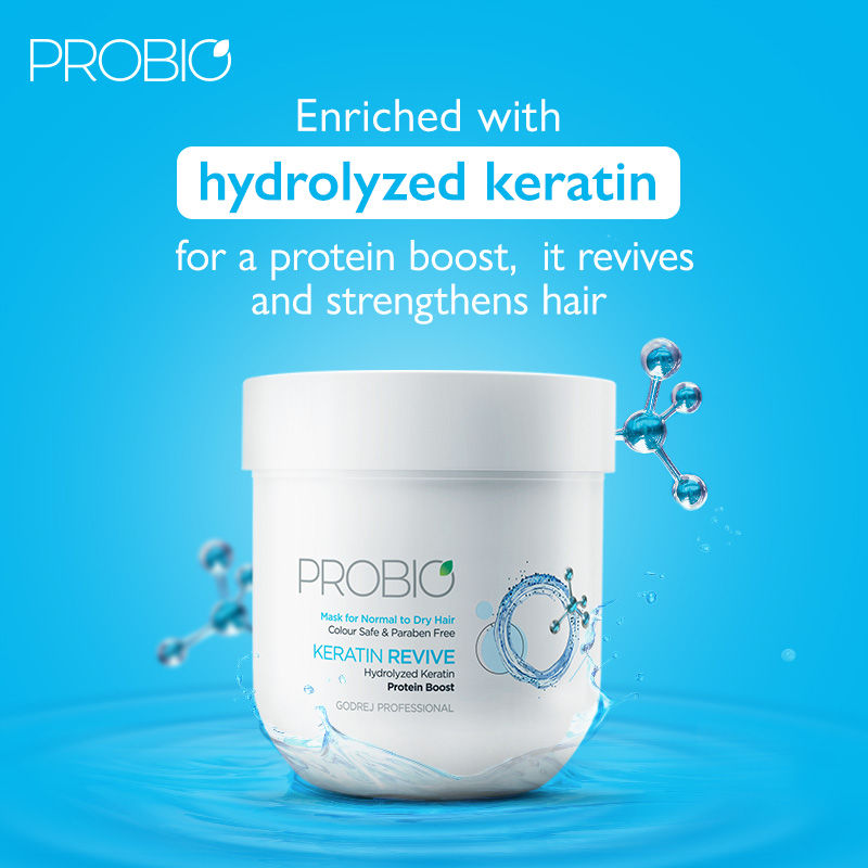 Godrej Professional Probio Keratin Revive Mask, 200g Buy at Indicrest Image 4