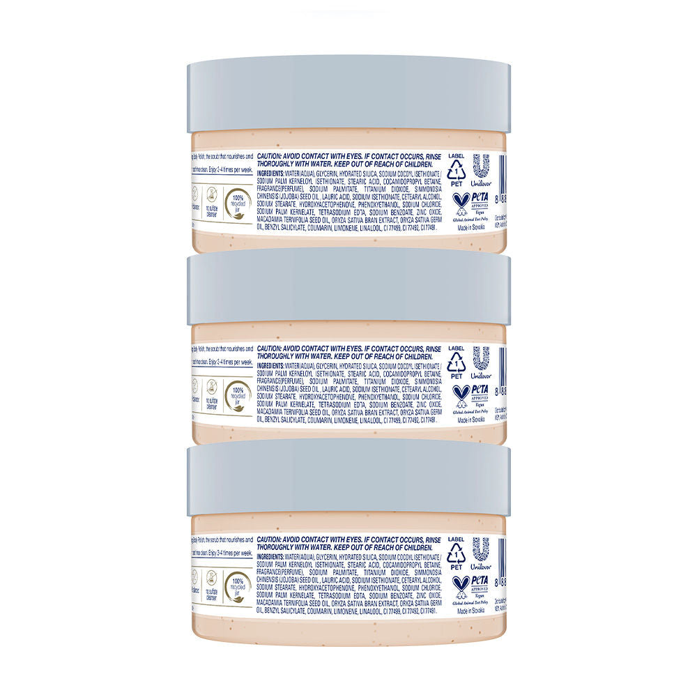 Dove Exfoliating Body Polish - Crushed Macadamia & Rice Milk (Pack of 3), 300g Buy at Indicrest Image 9