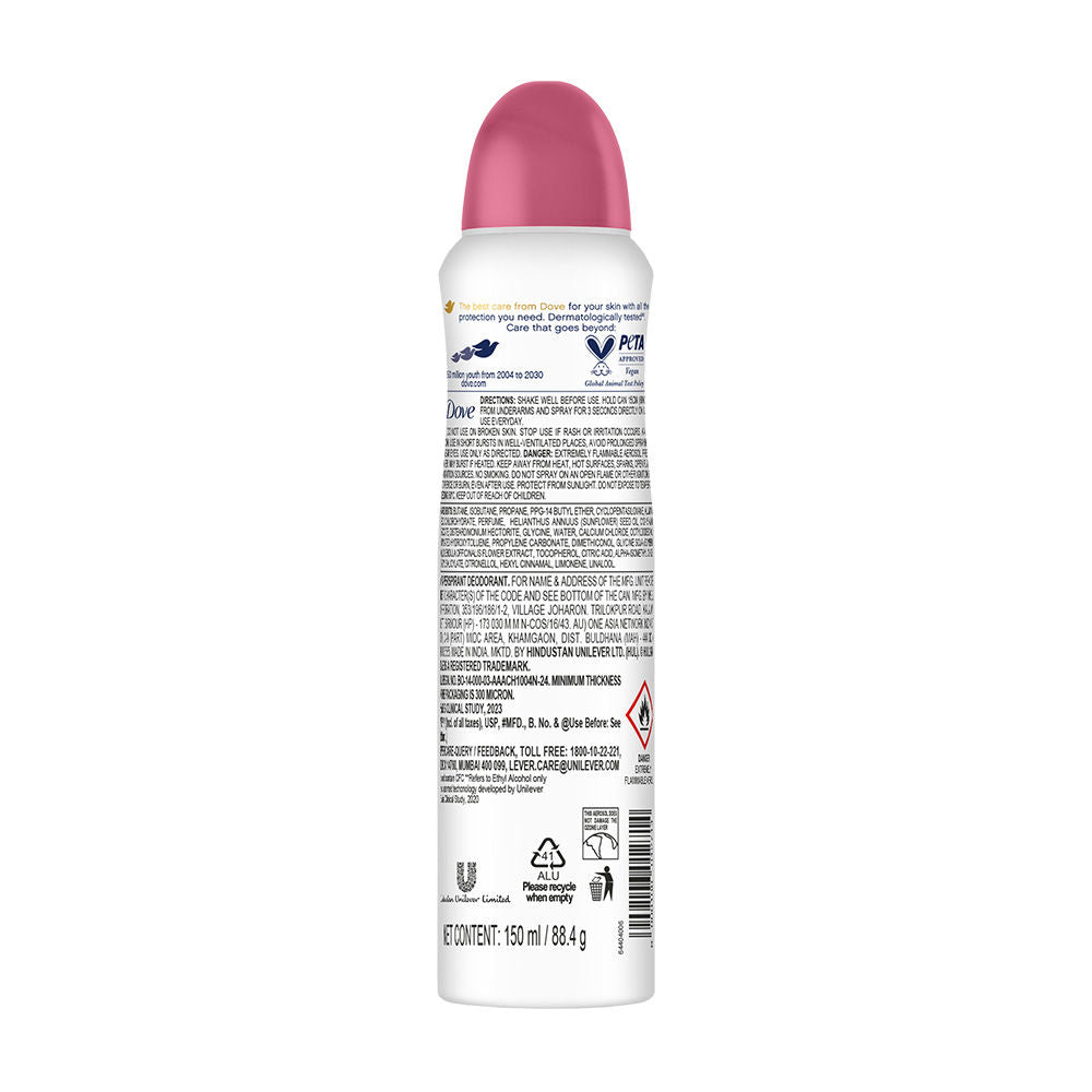 Dove Eventone Deodorant Long-Lasting Body Spray for Women, 150ml Buy at Indicrest Image 3