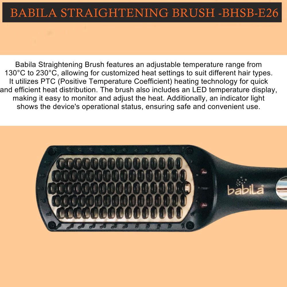 Babila Straightening Brush, 190g Buy at Indicrest Image 4