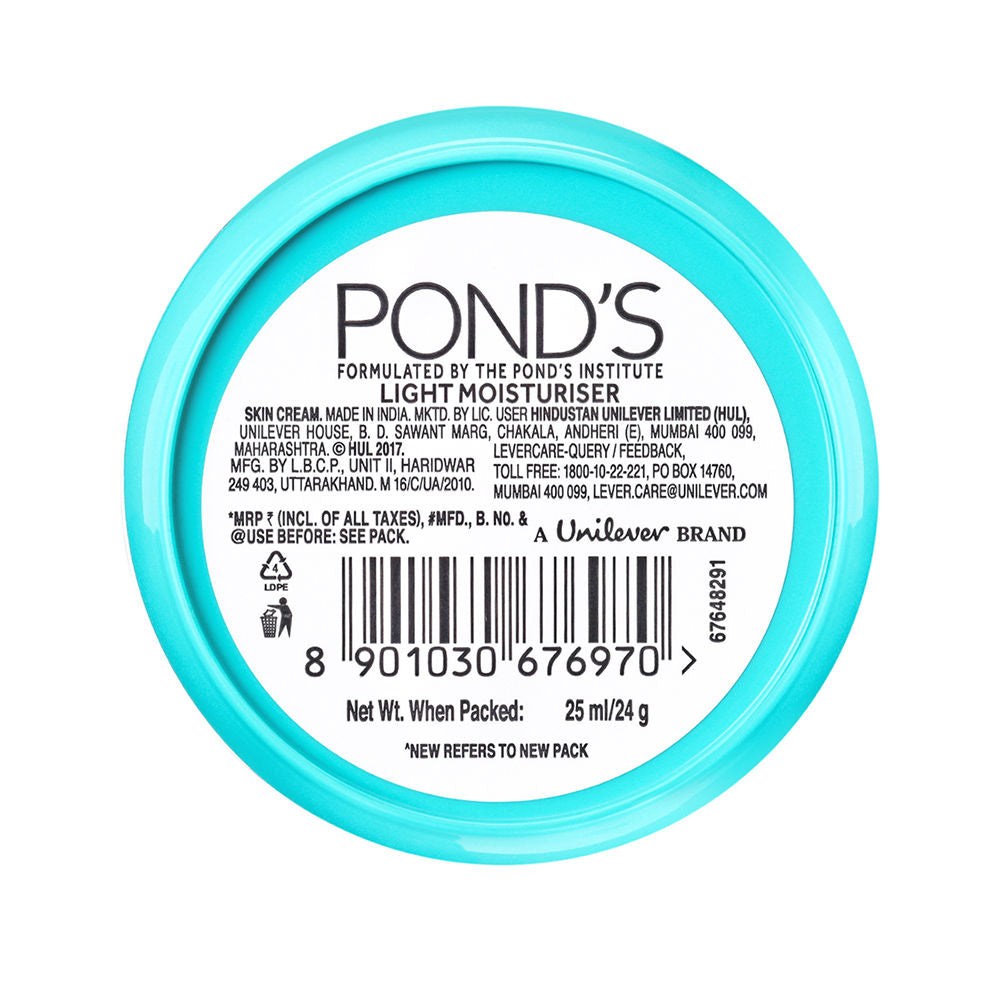 Pond’s Light Moisturiser Non-Oily Fresh Feel With Vitamin E + Glycerine, 25ml Buy at Indicrest Image 3