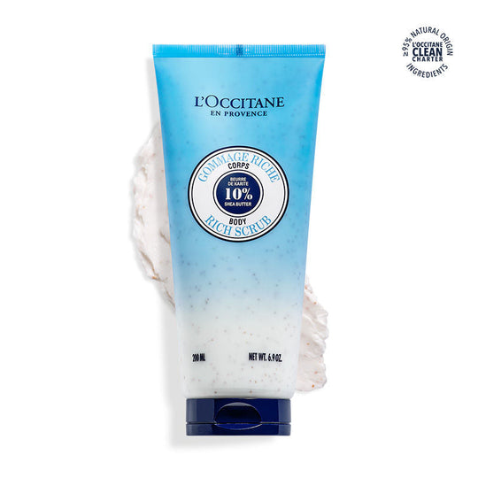 L'Occitane Shea Butter Ultra Rich Body Scrub For Dry To Very Dry Skin, 200ml, Buy from Indicrest