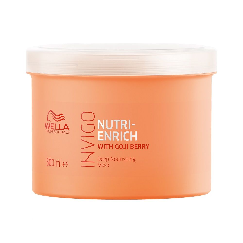 Wella Professionals Invigo Nutri Enrich Hair Mask For Dry, Frizzy & Damaged Hair With Goji Berry, 500ml Buy at Indicrest Image 2