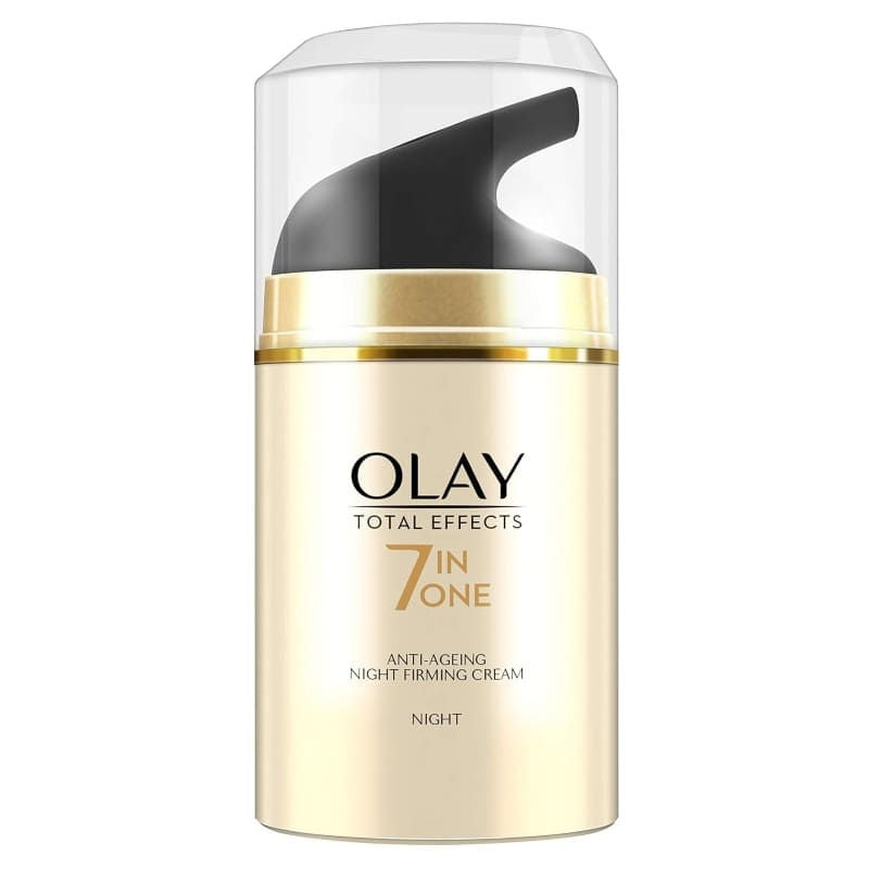 Olay Total Effects Night Cream, Fights 7 Signs Of Ageing With Niacimide And Green Tea Extracts, 50g Buy at Indicrest