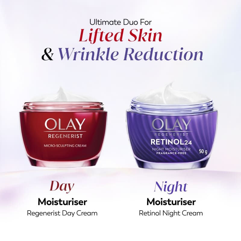 Olay Retinol Anti Ageing Night Moisturiser For Youthful Looking Skin, No Irritation, Fragrance Free, 50g Buy at Indicrest Image 12