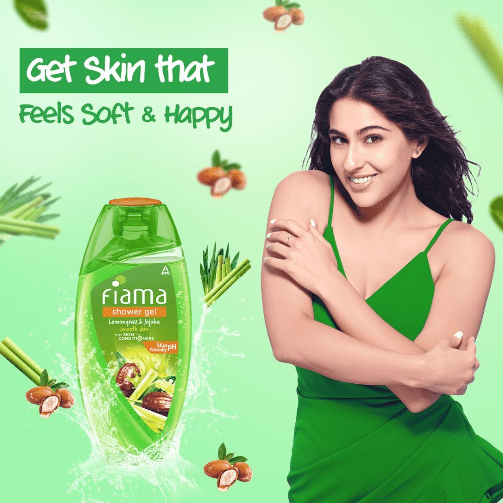 Fiama Shower Gel Lemongrass & Jojoba Body Wash for Smooth Skin with Exfoliating Beads, 250ml Buy at Indicrest Image 6