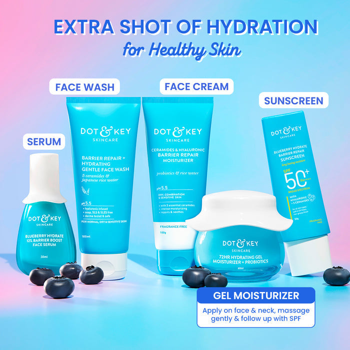 Dot & Key 72HR Hydrating Gel Moisturizer + Probiotics, 60ml