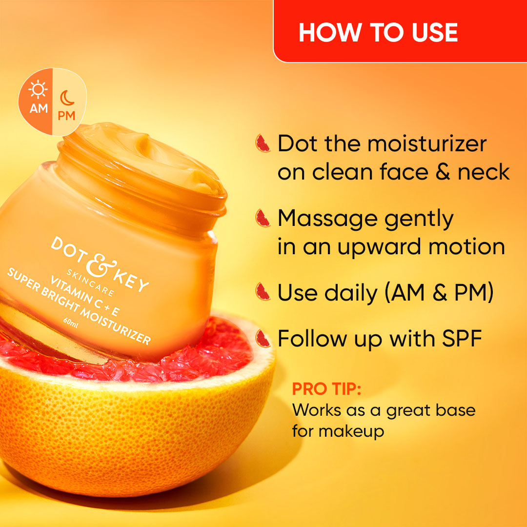 Dot & Key Vitamin C + E Moisturizer (60ml) Pack of 2