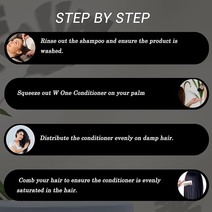 Floractive Profissional W One 3-In-1 Conditioner & Shampoo, 1000ml+1000ml