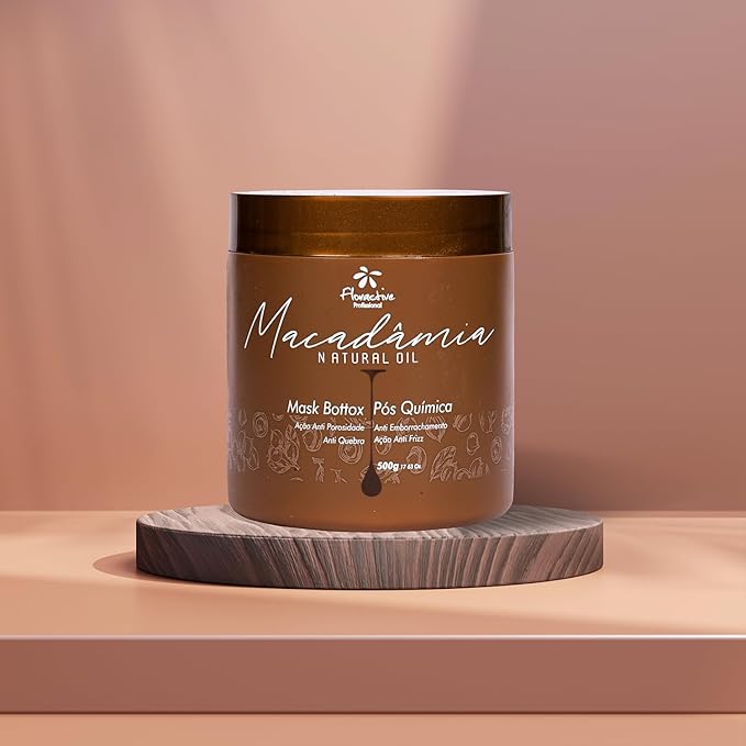 Floractive Profissional Macadamia Natural Oil Mask Botox, 500g