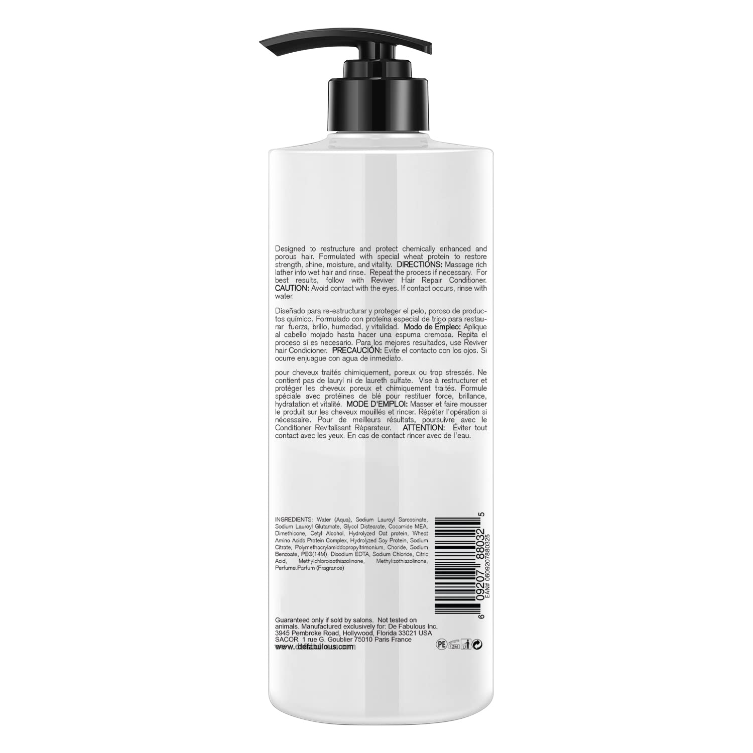 De Fabulous Reviver Hair Repair Treatment, 1000ml Buy at Indicrest Image 2