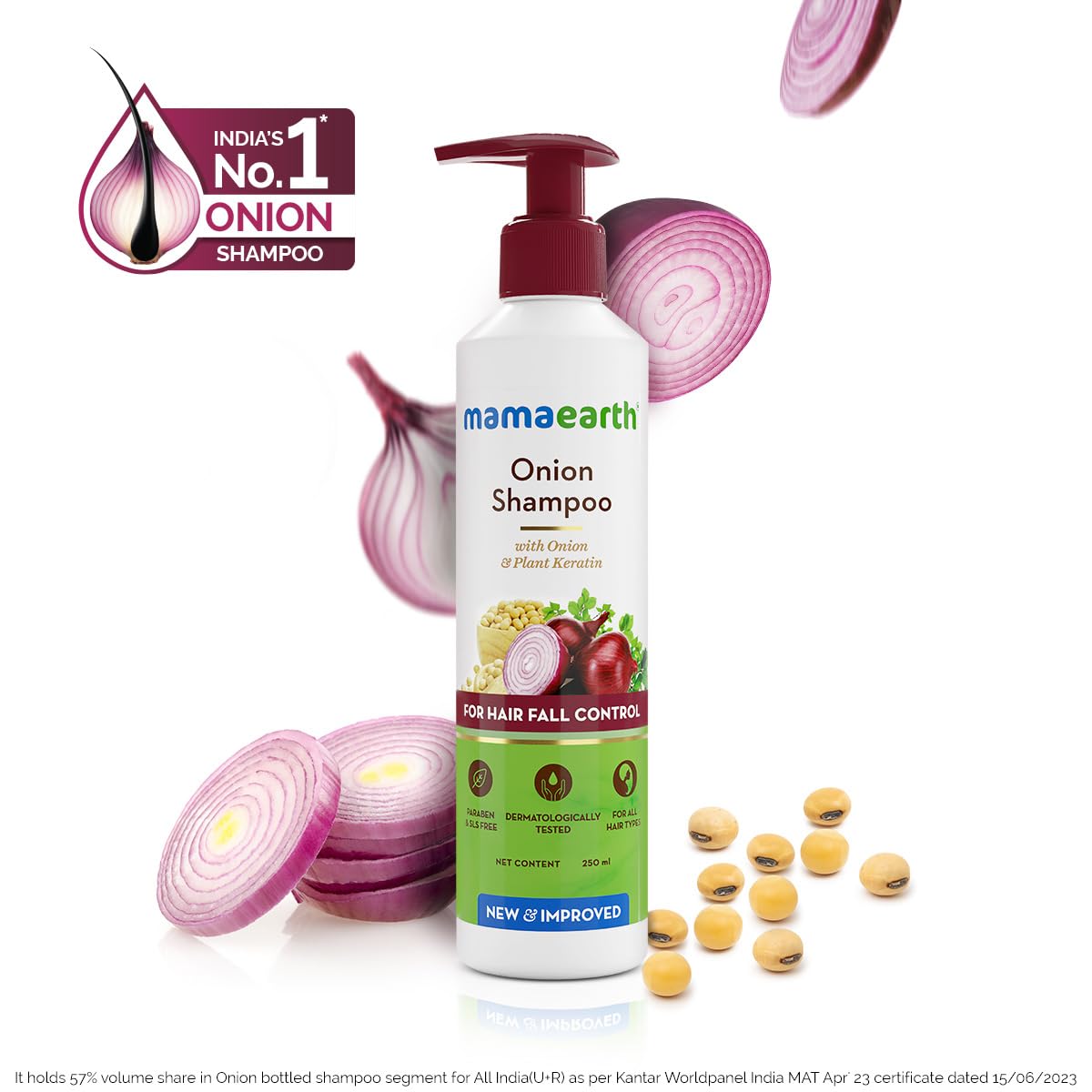 Mamaearth Onion Shampoo, 250ml