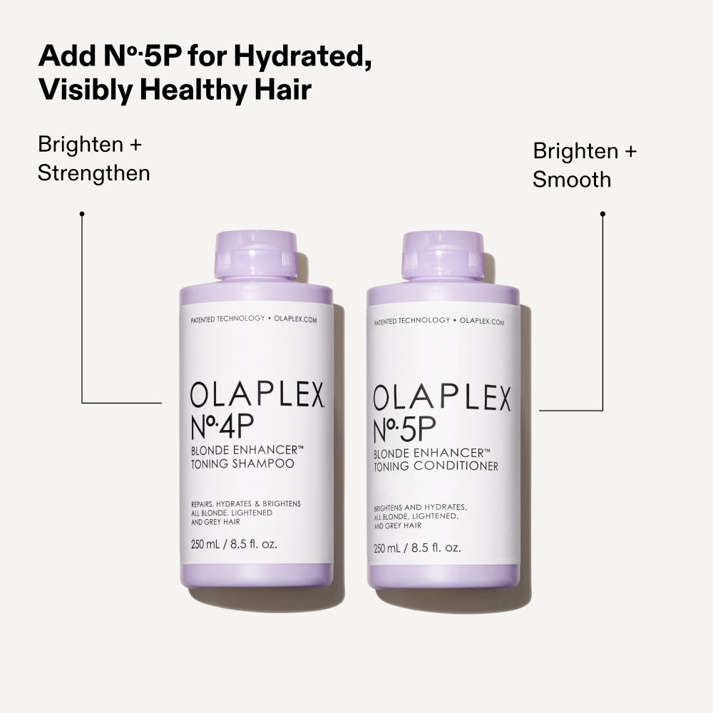 Olaplex No.4P Blonde Hair Hydrating & Brightening Purple Toning Shampoo, 250ml