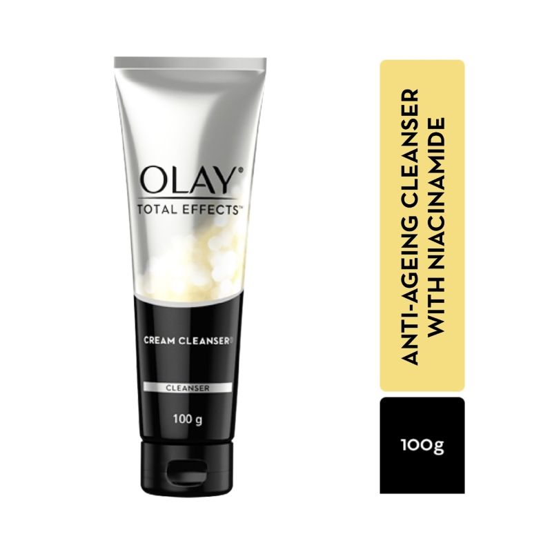 Olay Total Effects Foaming Cleanser & Face Wash, Fights 7 Signs of Ageing With Green Tea Extracts, 100g Buy at Indicrest