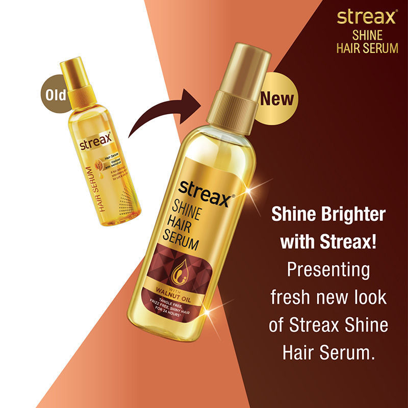 Streax Hair Serum With Walnut Oil For Dry & Frizzy Hair, 100ml Buy at Indicrest Image 3