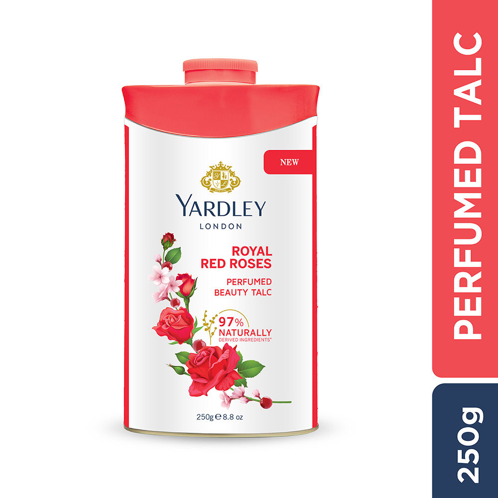 Yardley London Red Roses Talc, 250g Buy at Indicrest